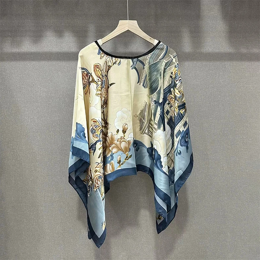 Women’s Summer Beach Fashion Print Shawl 2024 - Image 4